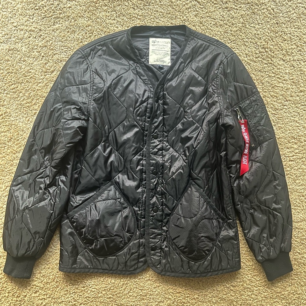 Alpha Industries Quilted Liner Jacket lightweight